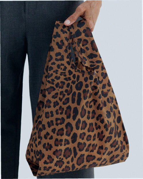 Baby Baggu Reusable Nylon Pouch Bag - Leopard