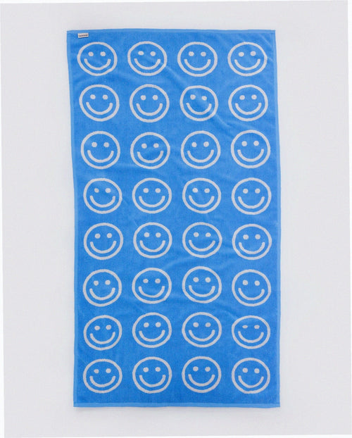 Bath Towel - Sky Blue Happy