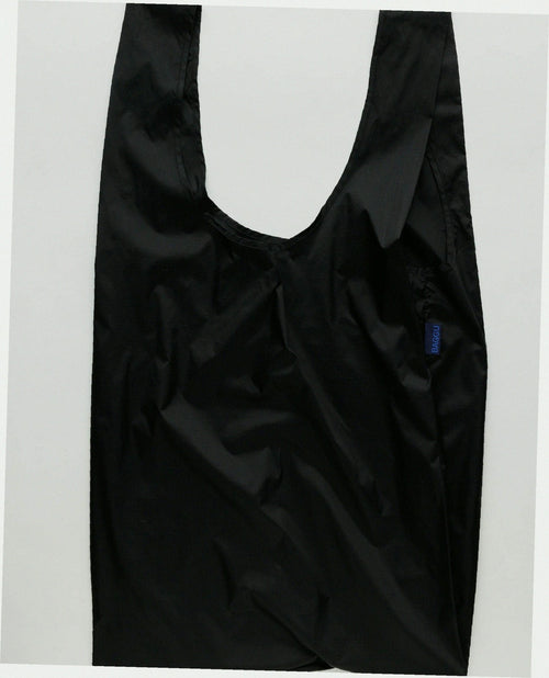 Big Baggu Reusable Nylon Shopping Bag - Black
