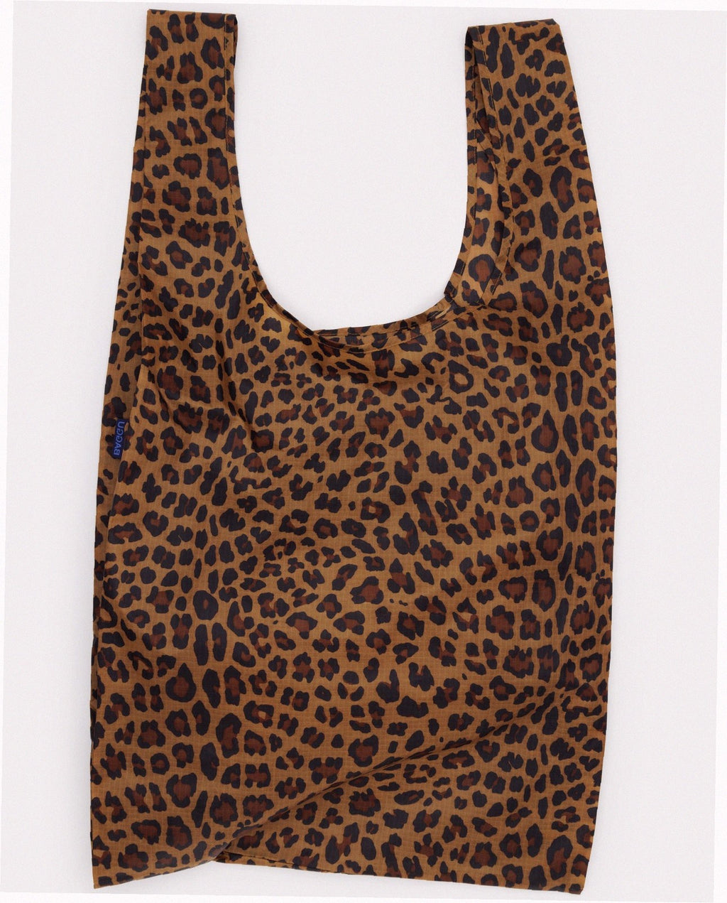 Big Baggu Reusable Nylon Shopping Bag - Leopard