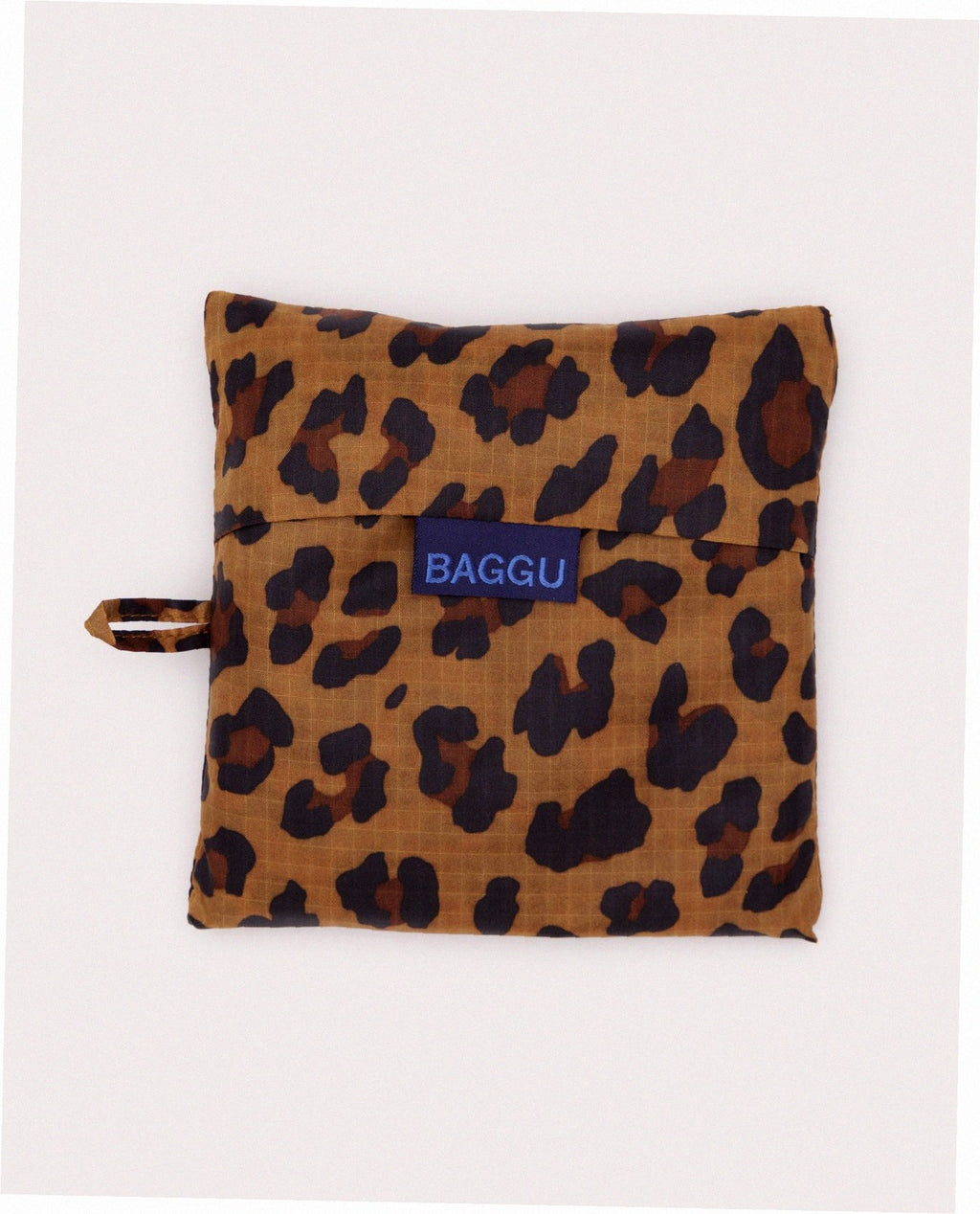Big Baggu Reusable Nylon Shopping Bag - Leopard
