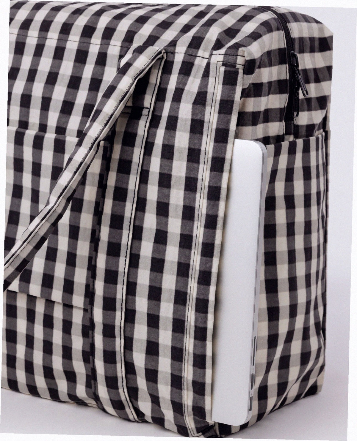Cloud Carry-On Luggage - Black And Cream Gingham