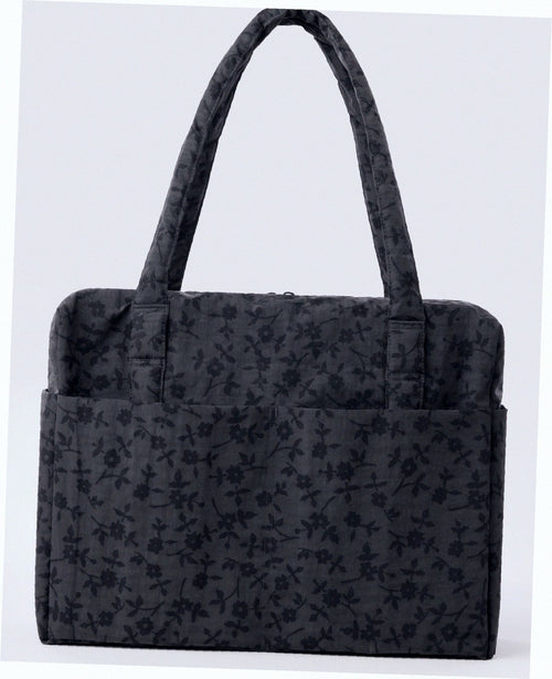 Cloud Carry-On Luggage - Charcoal Ditsy Floral