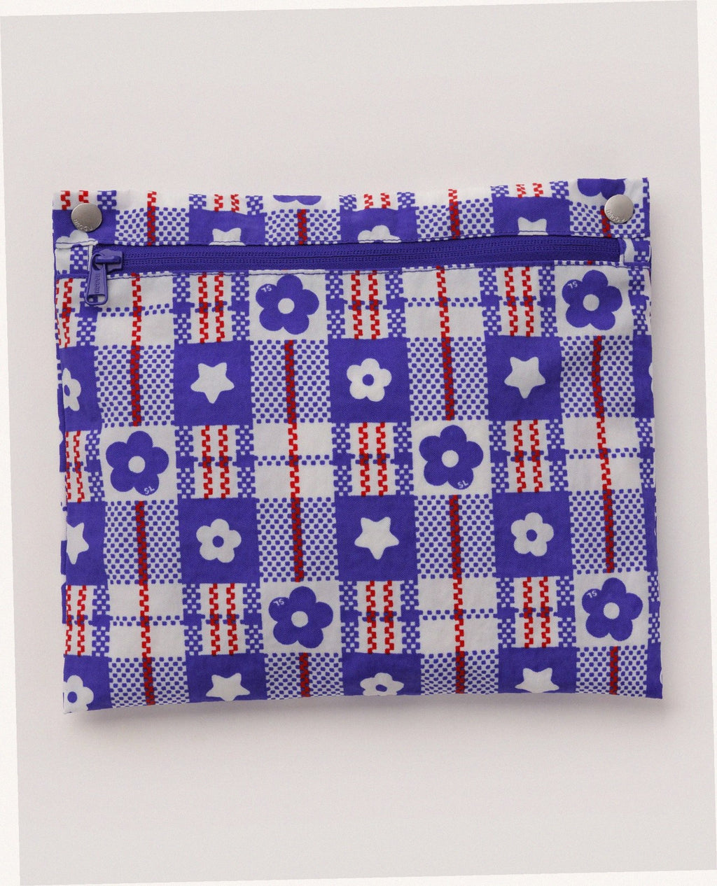 Cloud Carry-On Luggage - Market Plaid Blue