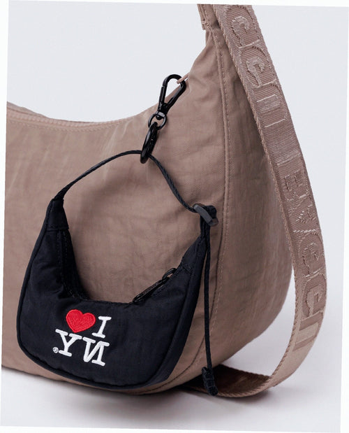 Crescent Bag Charm - I Love NY