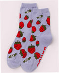 Crew Sock - Strawberry Blossom