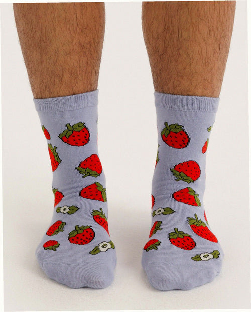 Crew Sock - Strawberry Blossom