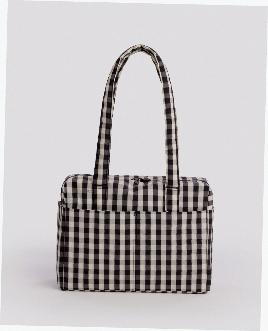 Everyday Cloud Bag - Black And Cream Gingham