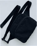 Nylon Fanny Pack Belt Bag - Black