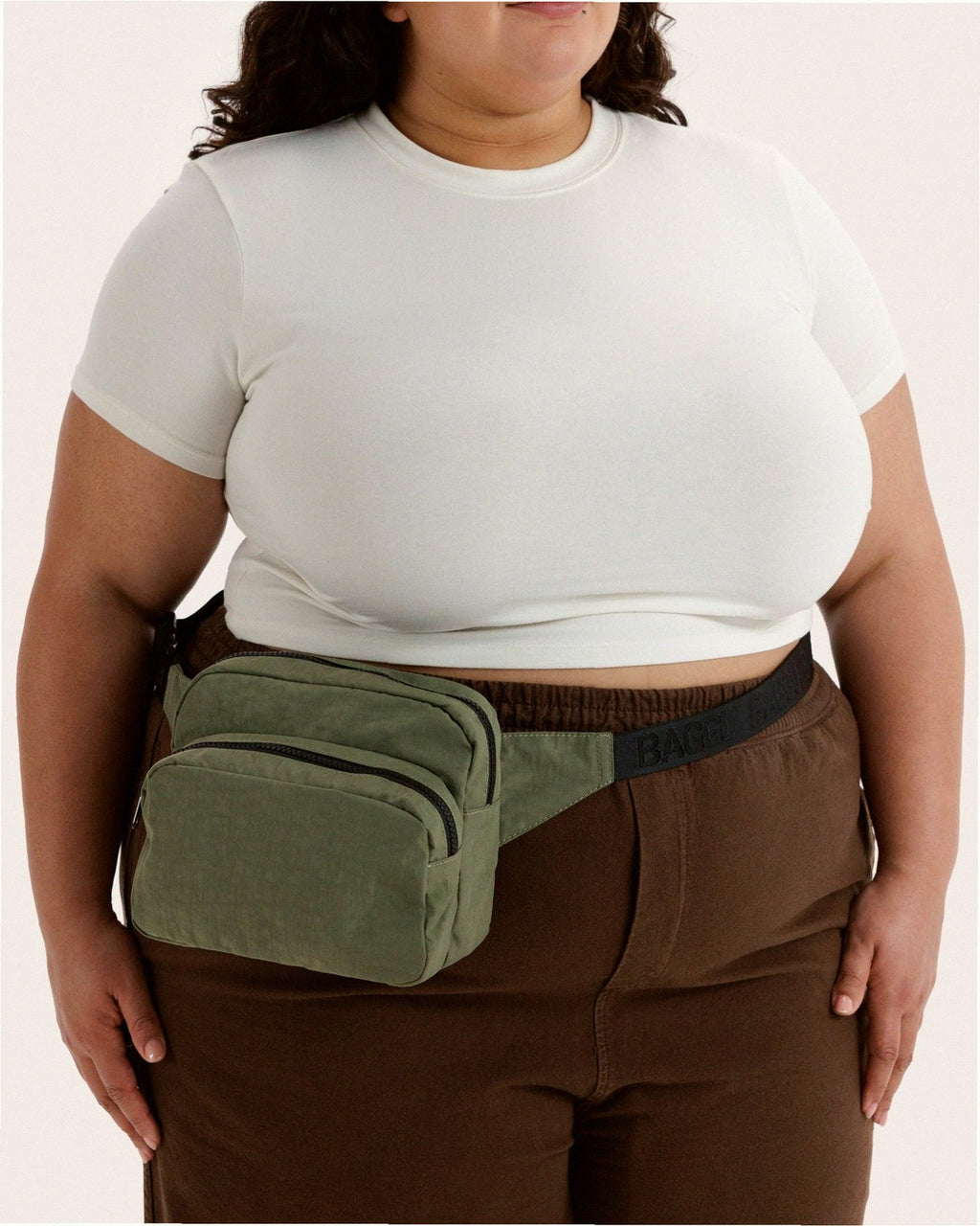 Nylon Fanny Pack Belt Bag - Caper