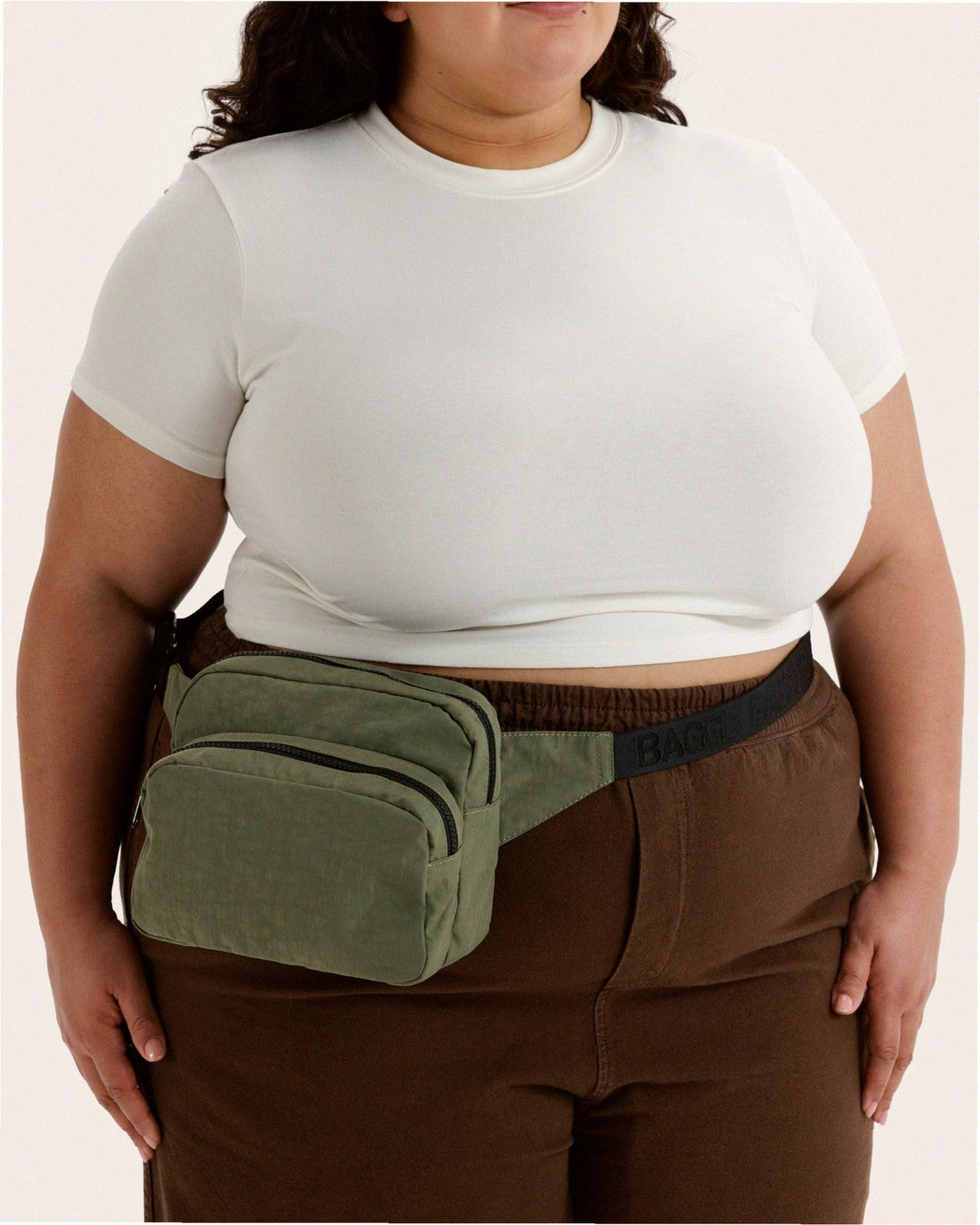 Nylon Fanny Pack Belt Bag - Caper