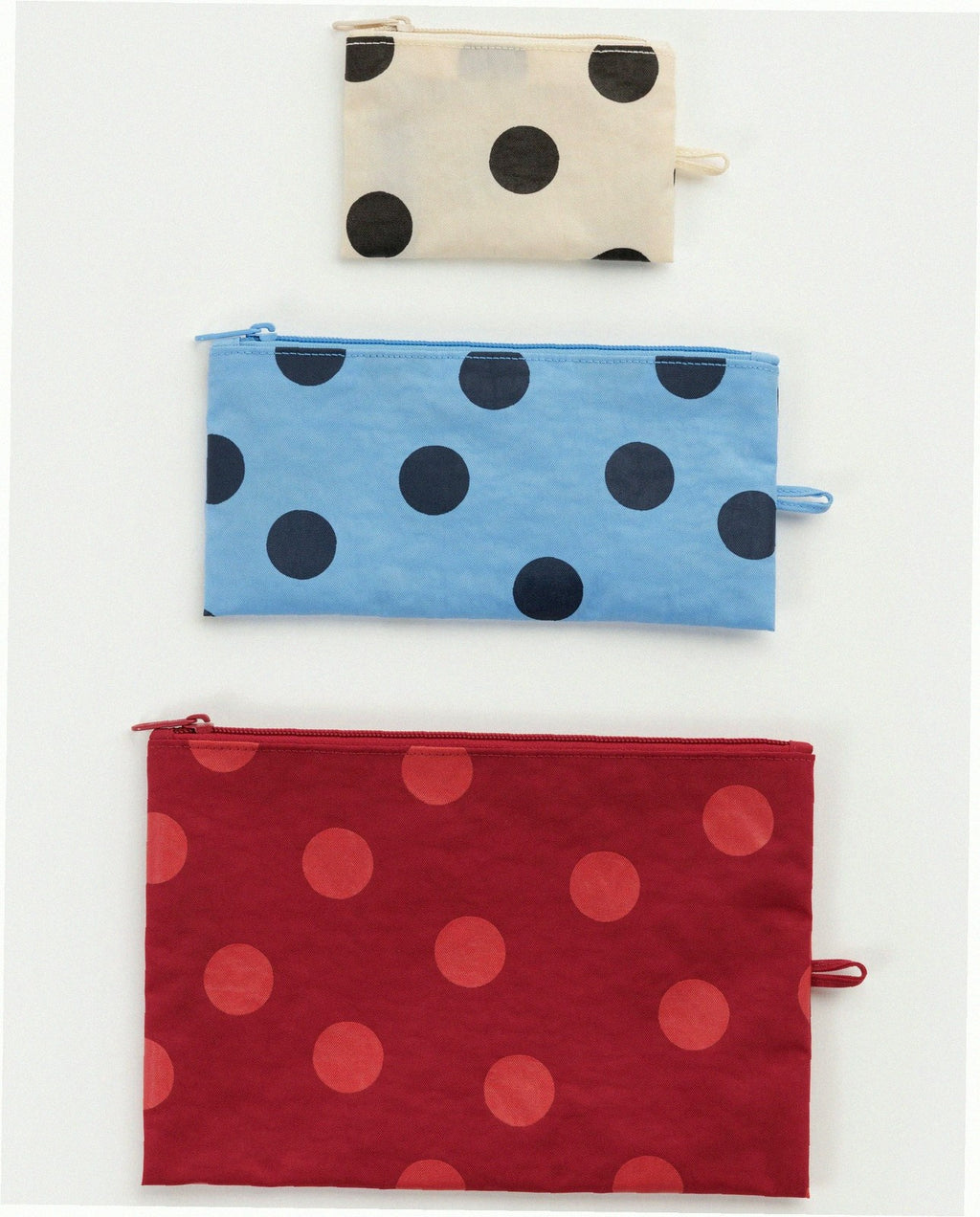 Flat Pouch Set - Polka Dot Mix