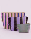 Go Pouch Set Travel Pouches - Candy Shop Stripes