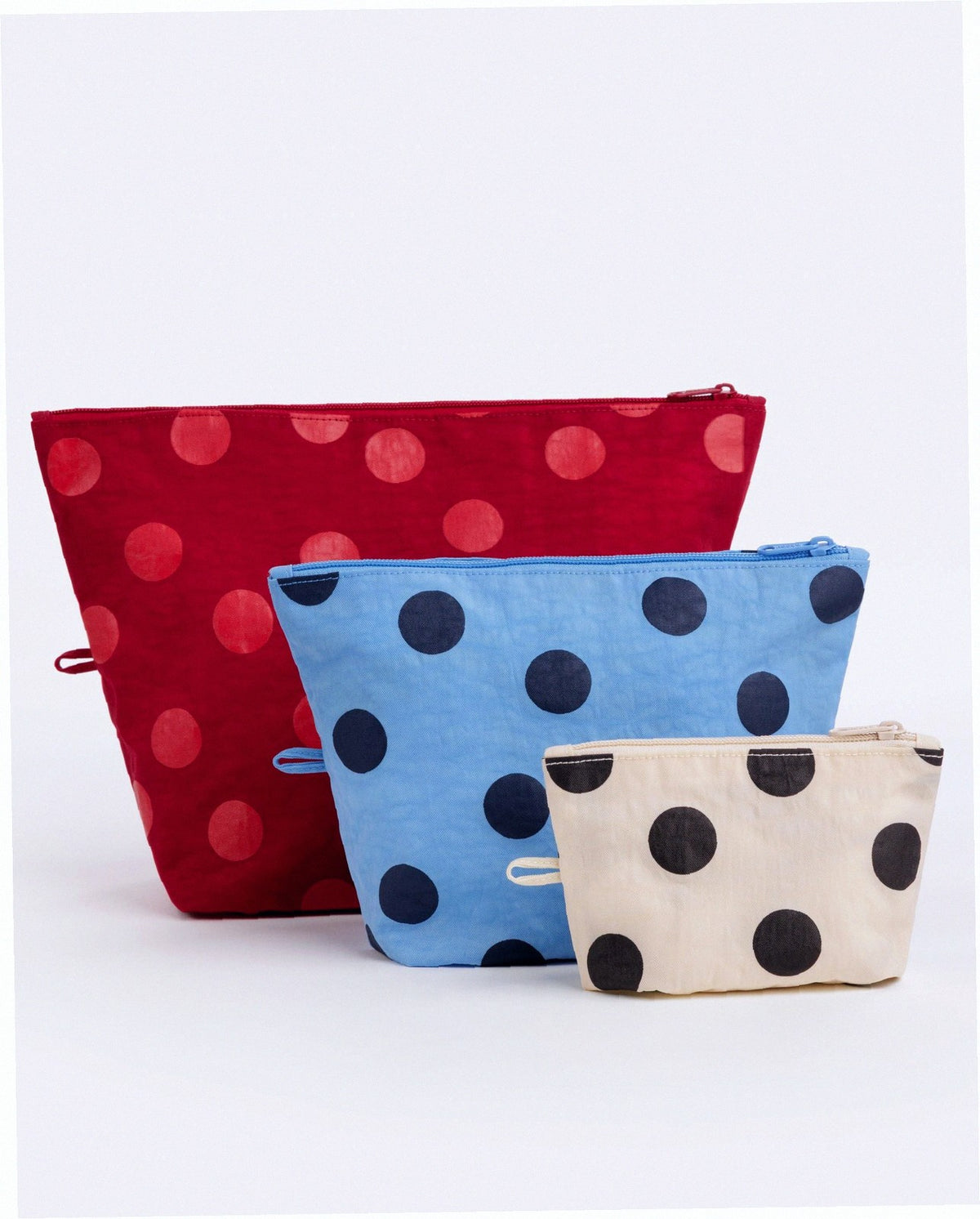 Go Pouch Set Travel Pouches - Polka Dot Mix