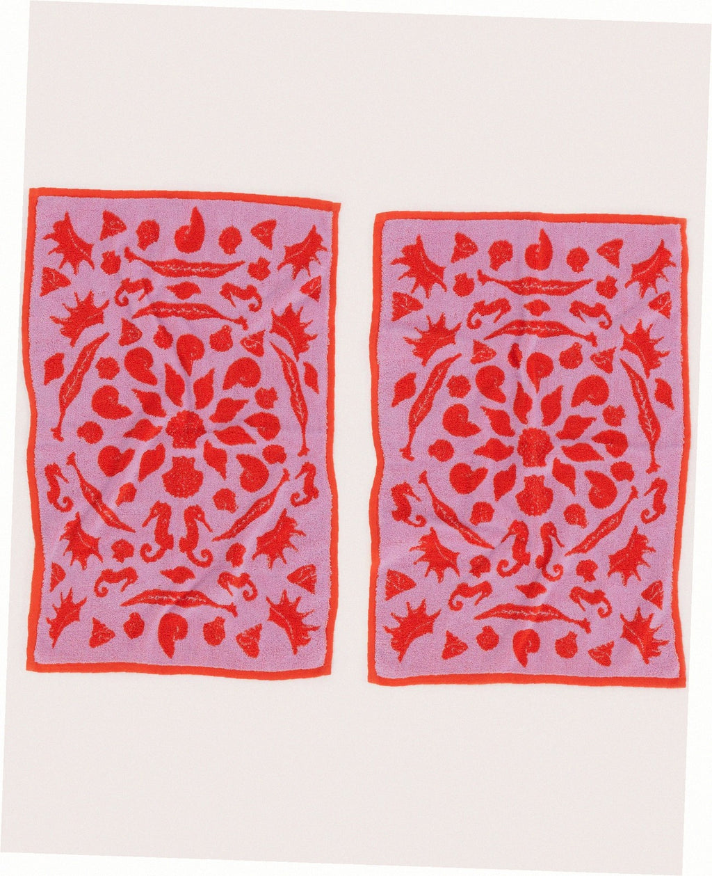 Hand Towel Set of 2 - Sea Shells