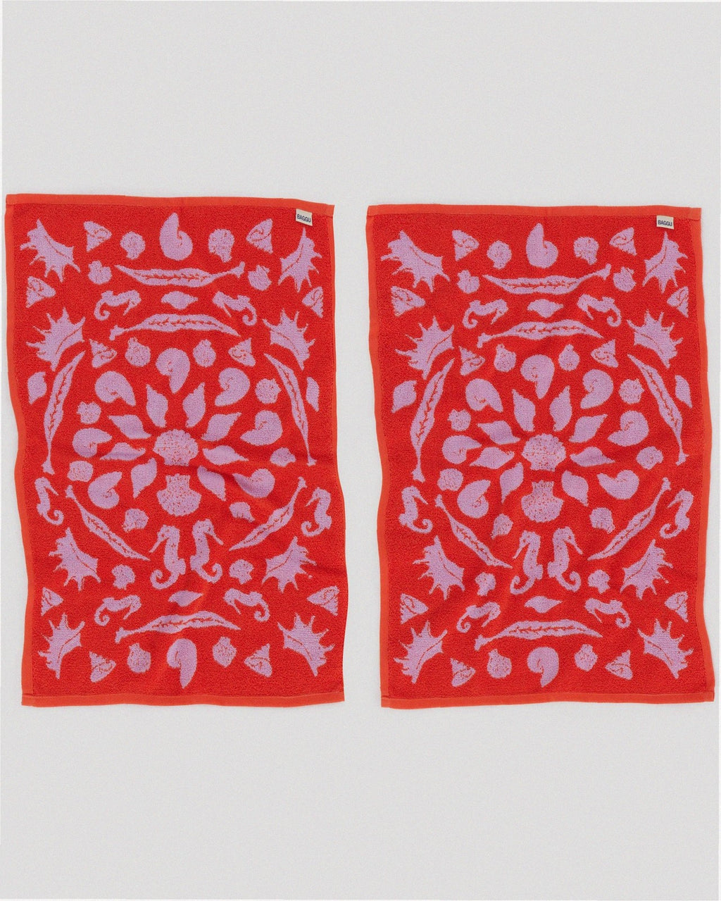 Hand Towel Set of 2 - Sea Shells
