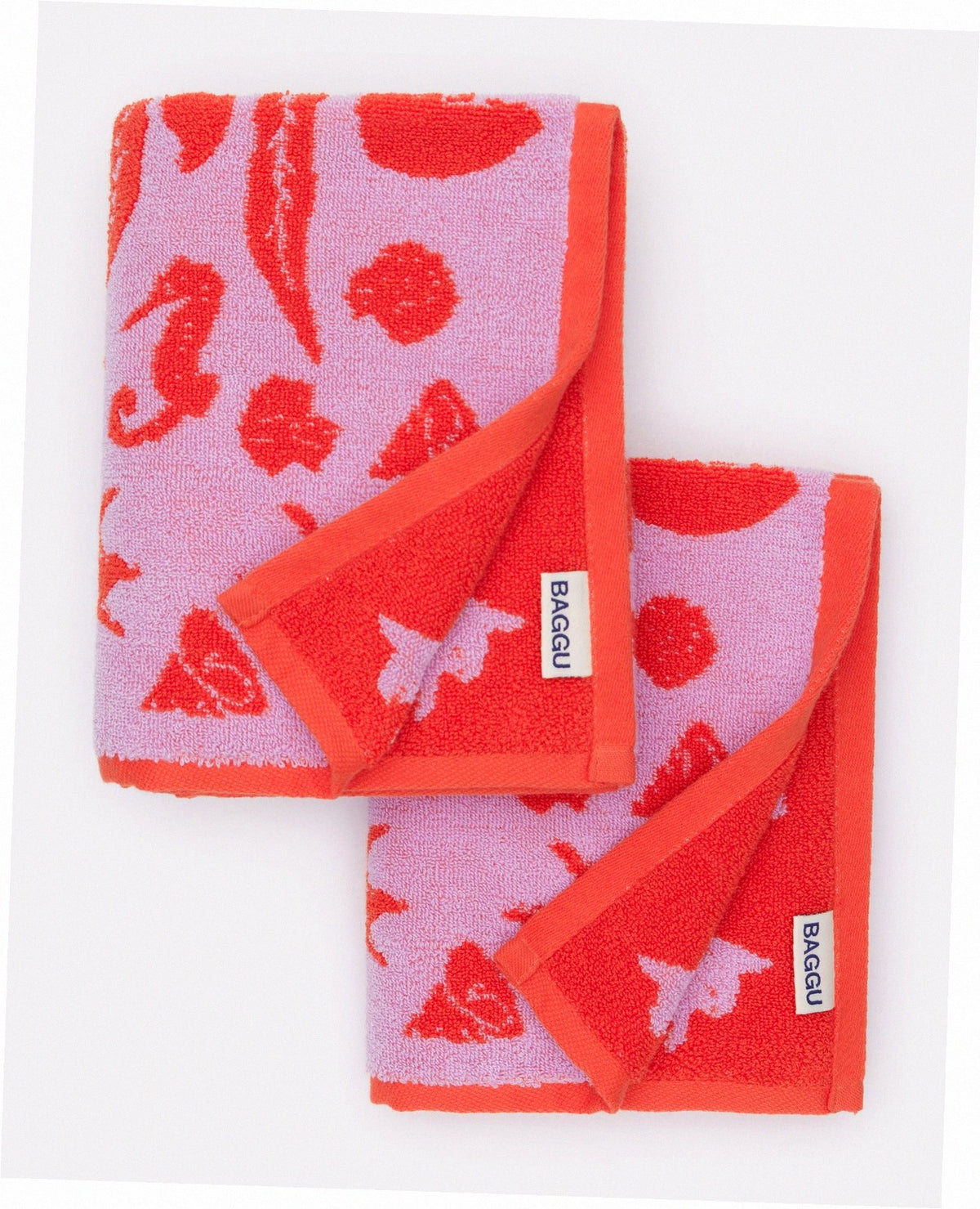 Hand Towel Set of 2 - Sea Shells