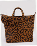 Horizontal Zip Duck Bag - Leopard