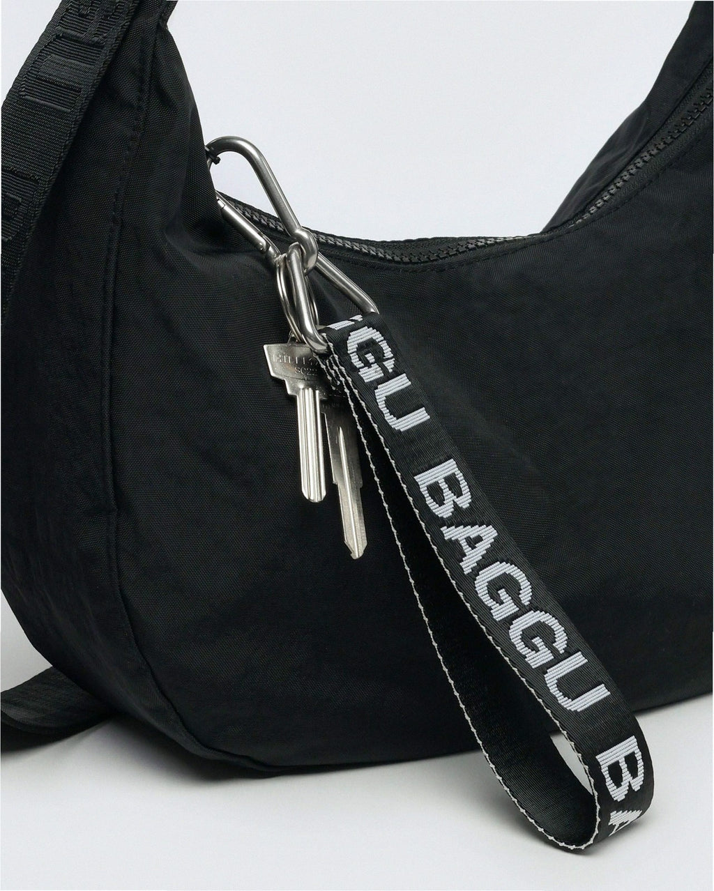 Logo Keychain - Black & White