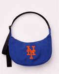 Medium Nylon Crescent Shoulder Bag - New York Mets