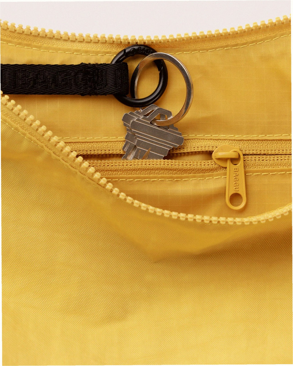 Medium Nylon Crescent Shoulder Bag - Sunflower