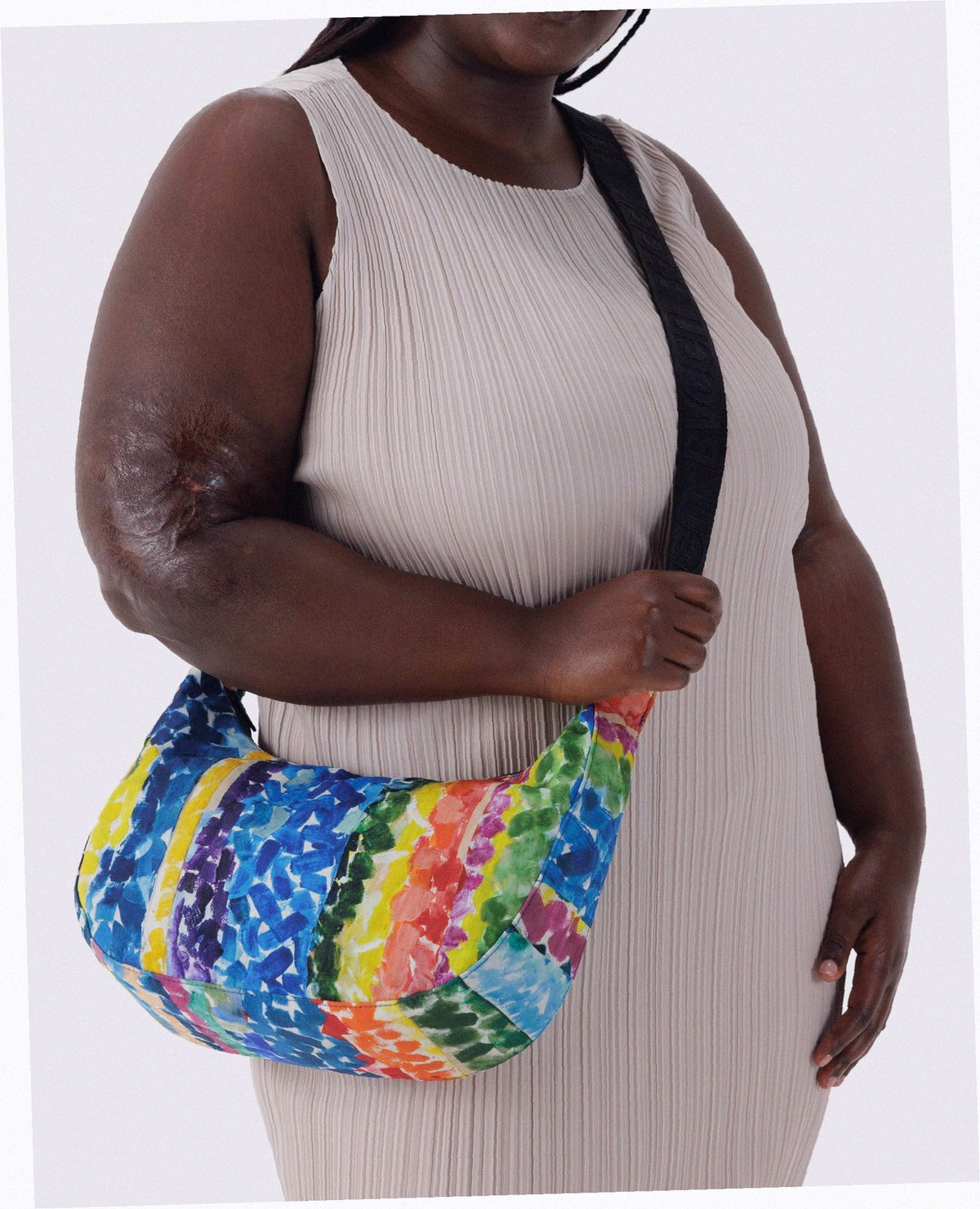 Medium Nylon Crescent Shoulder Bag - Untitled Alma Woodsey Thomas