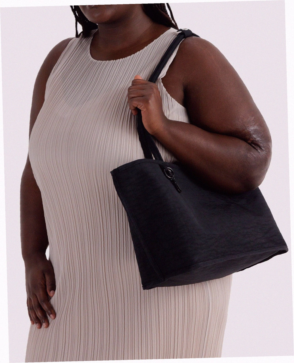 Medium Nylon Reversible Tote - Leopard Mix