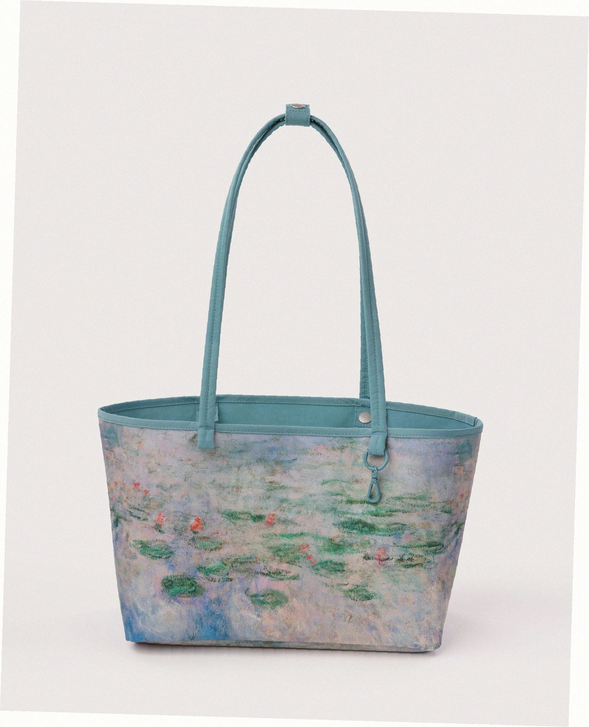 Medium Nylon Reversible Tote - Water Lilies Claude Monet