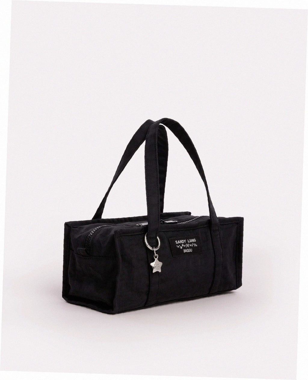 Mini Nylon Market Bag - Black