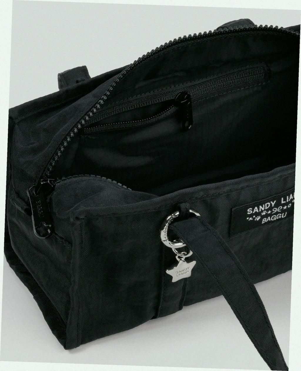 Mini Nylon Market Bag - Black