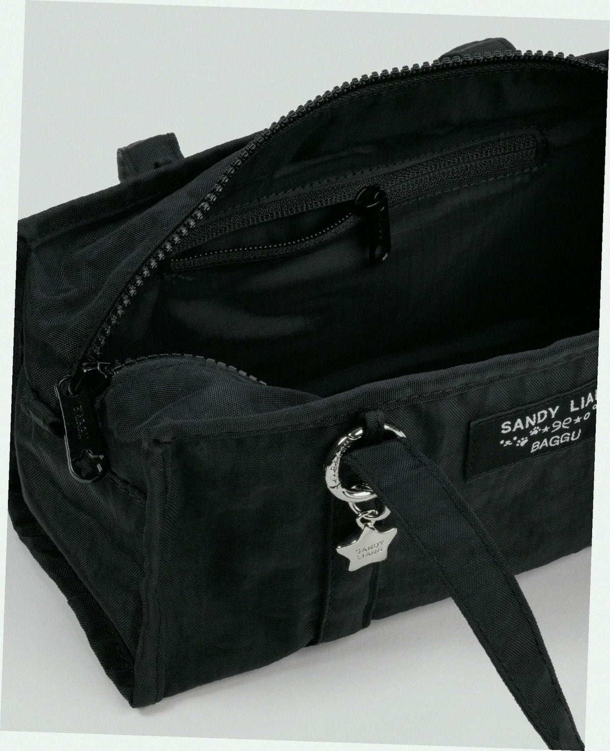 Mini Nylon Market Bag - Black