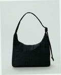 Mini Nylon Shoulder Bag - Black