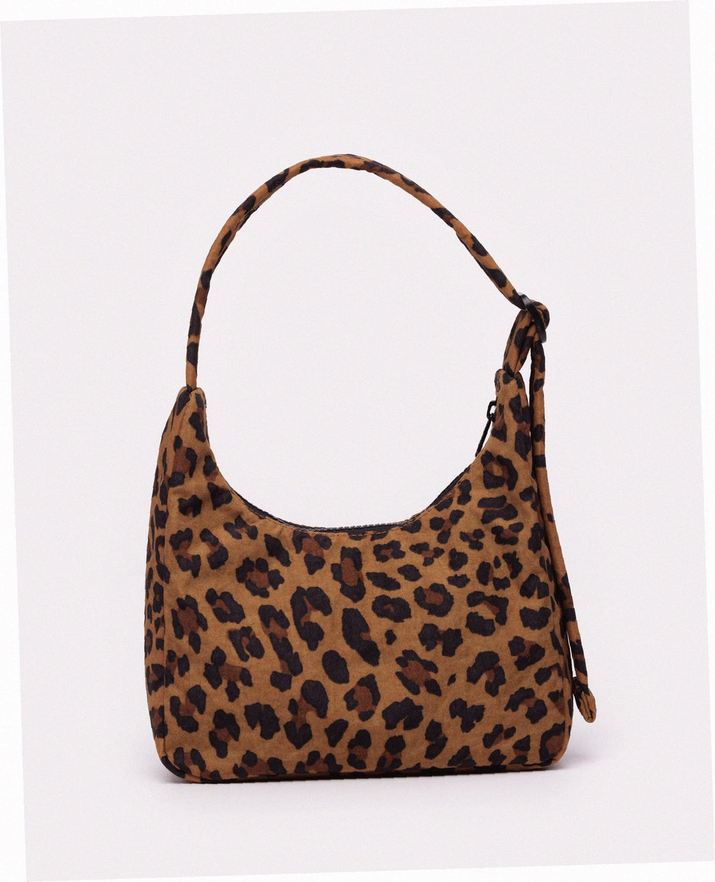 Mini Nylon Shoulder Bag - Leopard