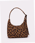 Mini Nylon Shoulder Bag - Leopard