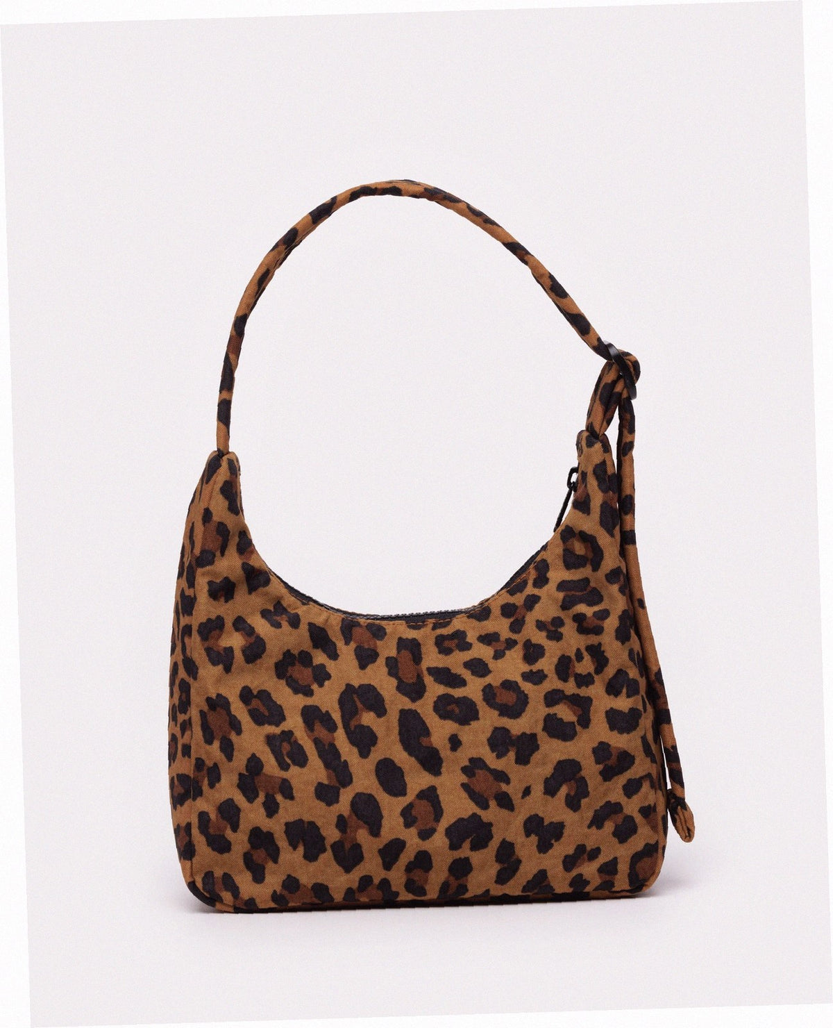 Mini Nylon Shoulder Bag - Leopard