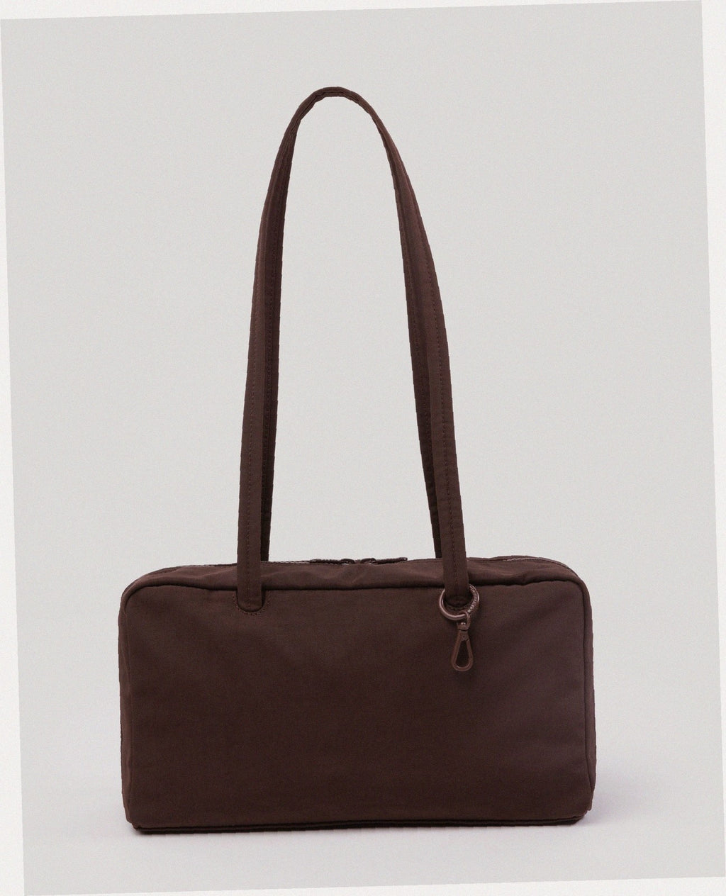 Nylon Bowler Bag - Coffee