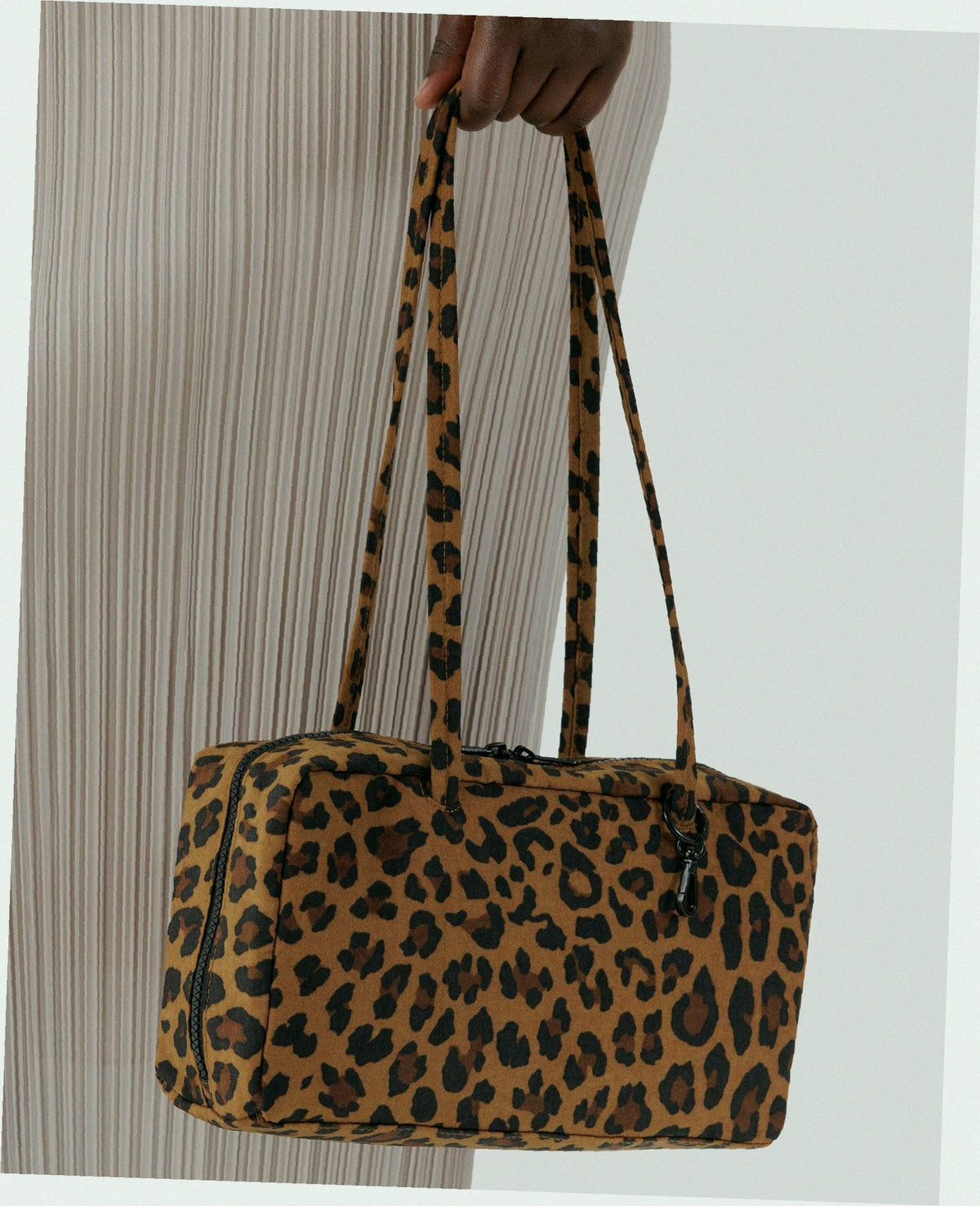 Nylon Bowler Bag - Leopard