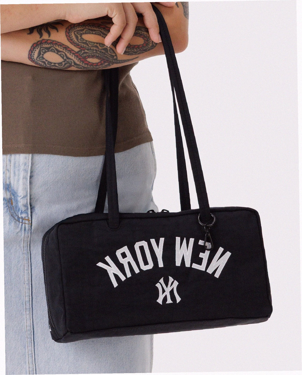 Nylon Bowler Bag - New York Yankees