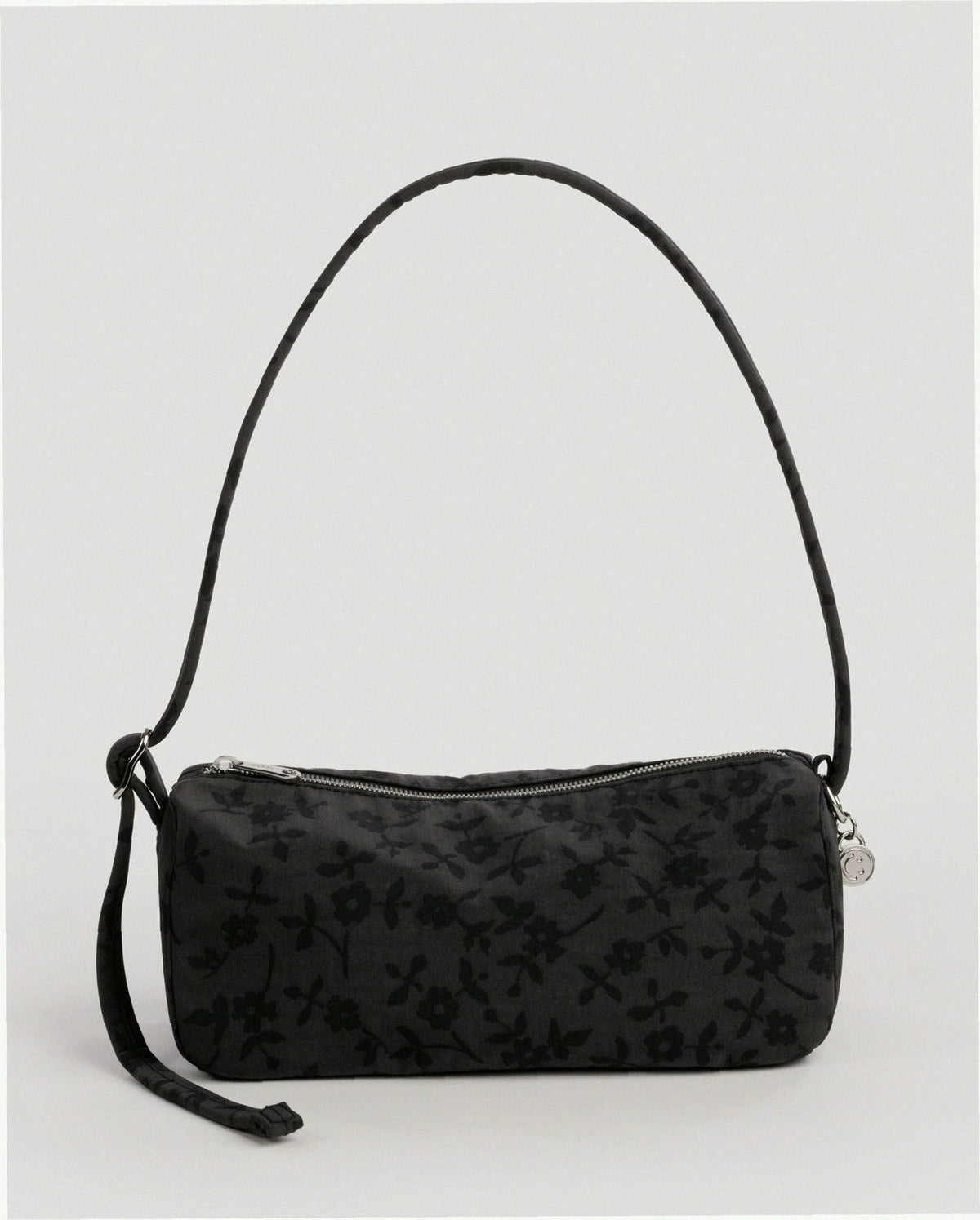 Nylon Loaf Bag - Charcoal Ditsy Floral