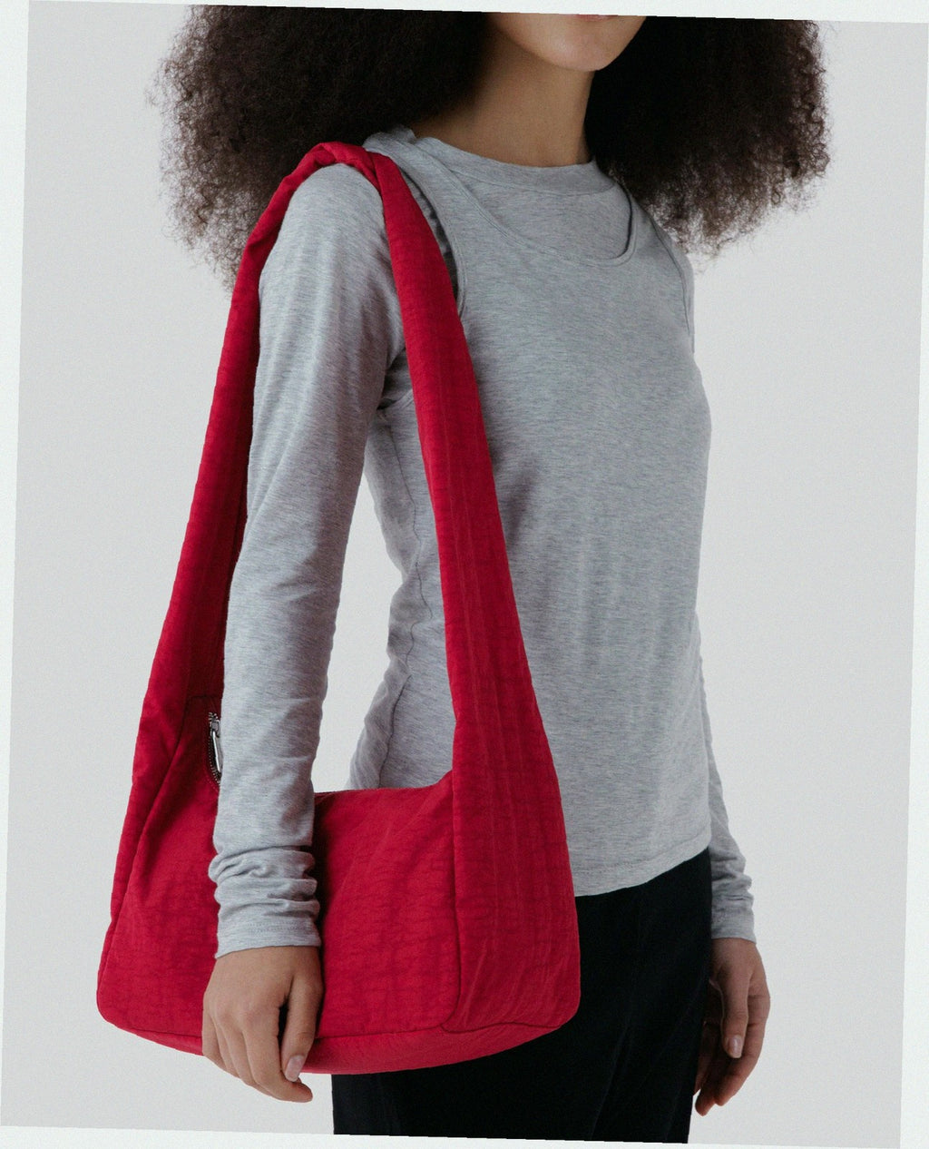 Nylon Meringue Bag - Cherry