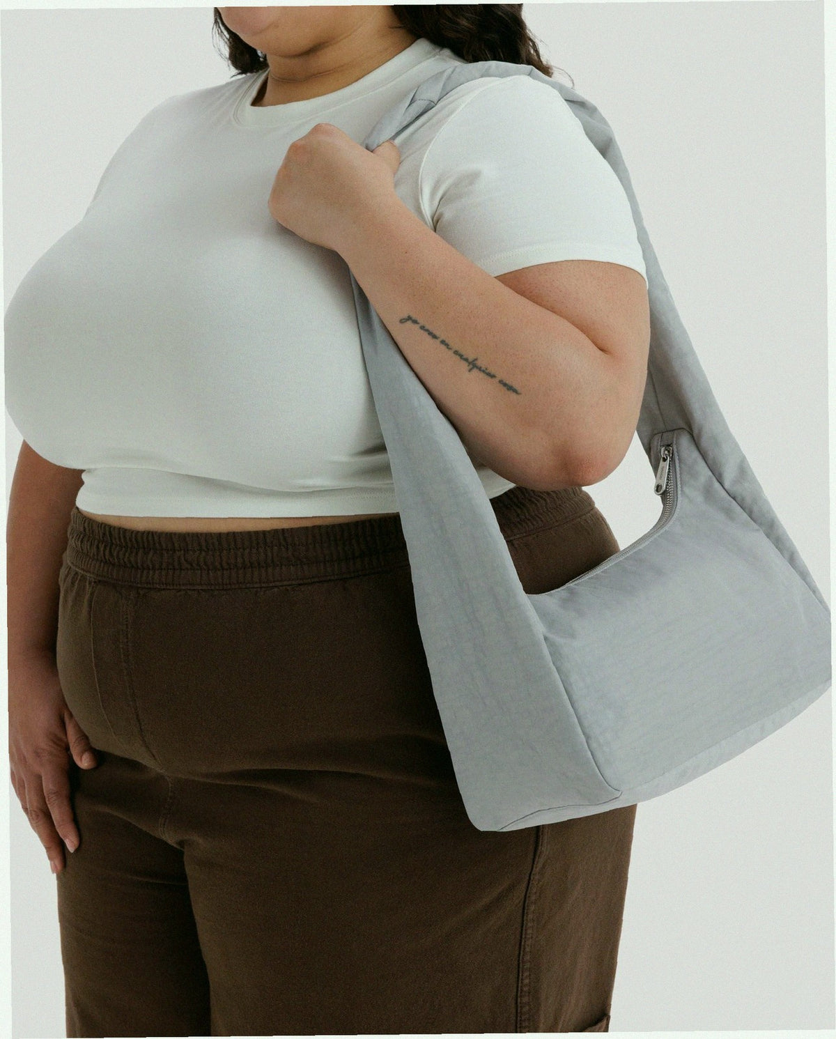 Nylon Meringue Bag - Fog