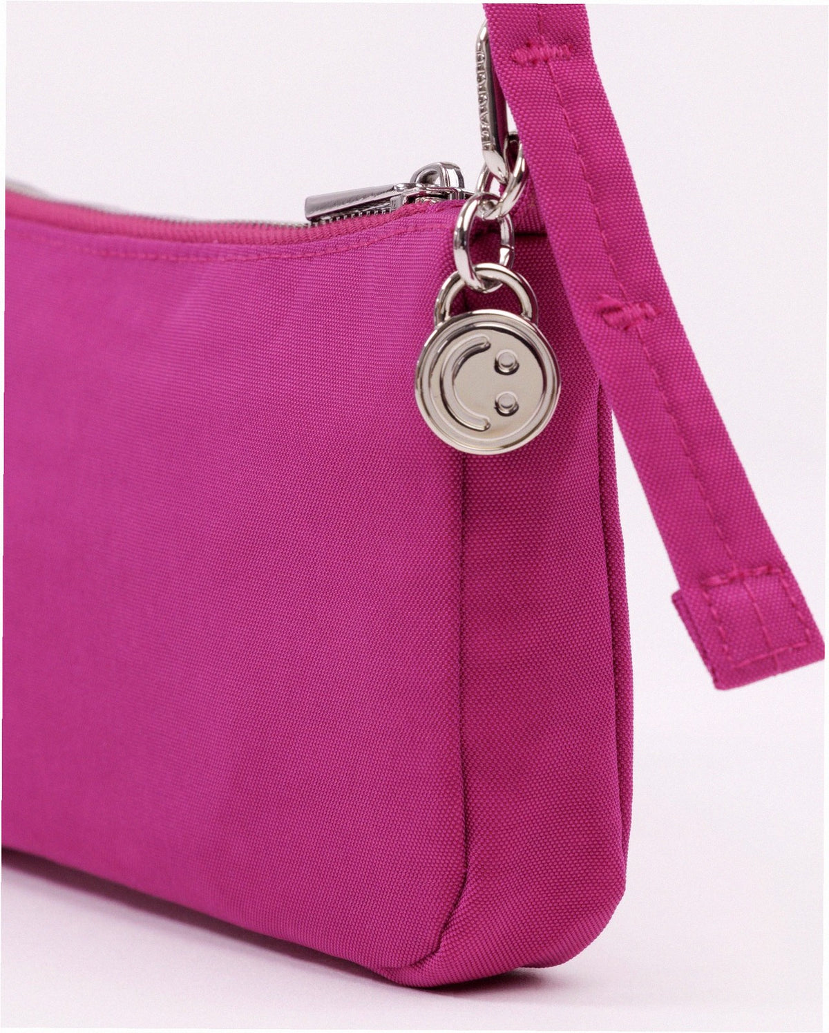 Nylon Pochette - Deep Fuchsia
