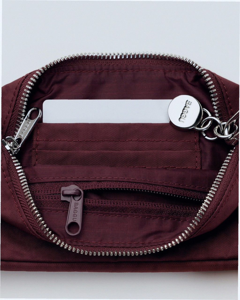 Nylon Pochette - Mahogany