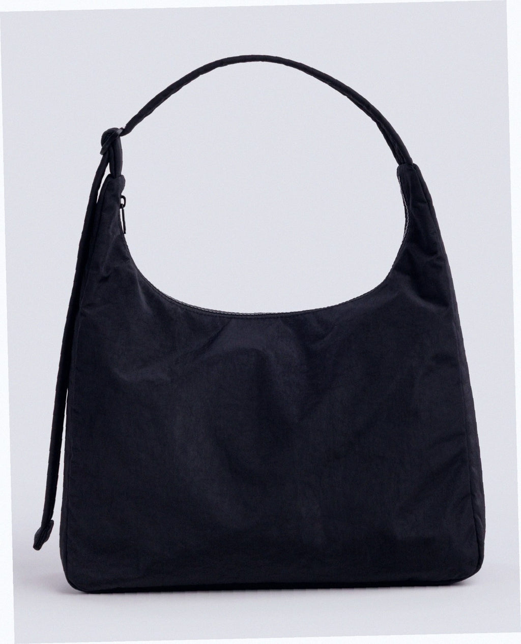 Nylon Shoulder Bag - Black