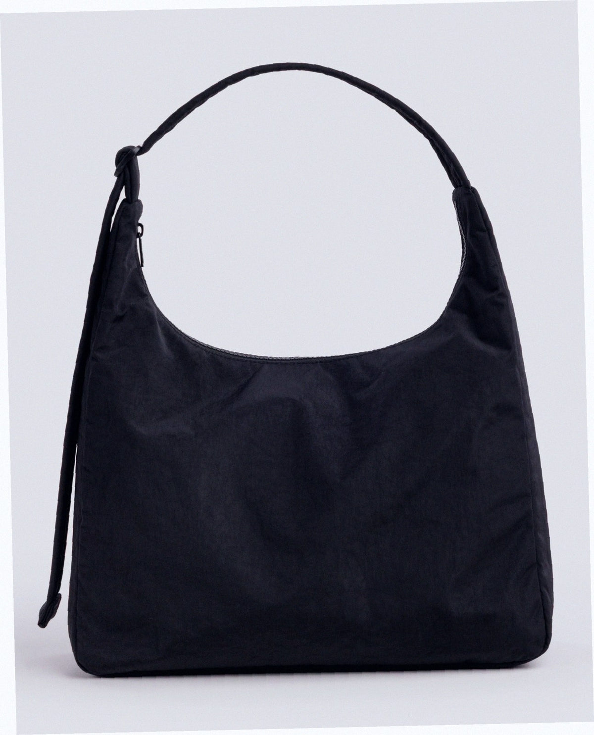 Nylon Shoulder Bag - Black