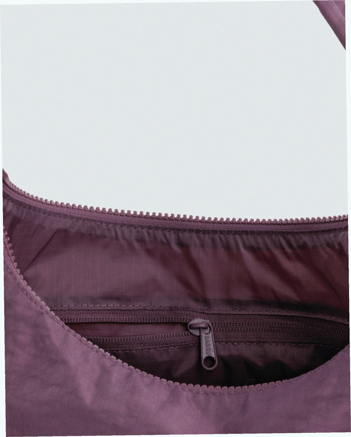 Nylon Shoulder Bag - Wild Plum