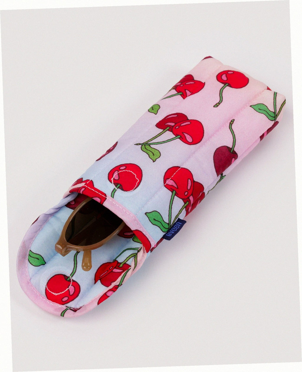 Puffy Glasses Sleeve - Cherries