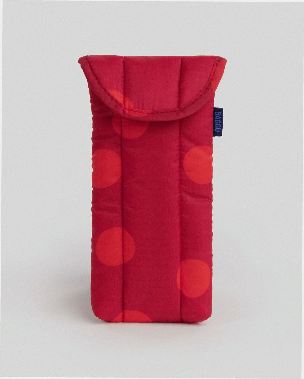 Puffy Glasses Sleeve - Red Polka Dot