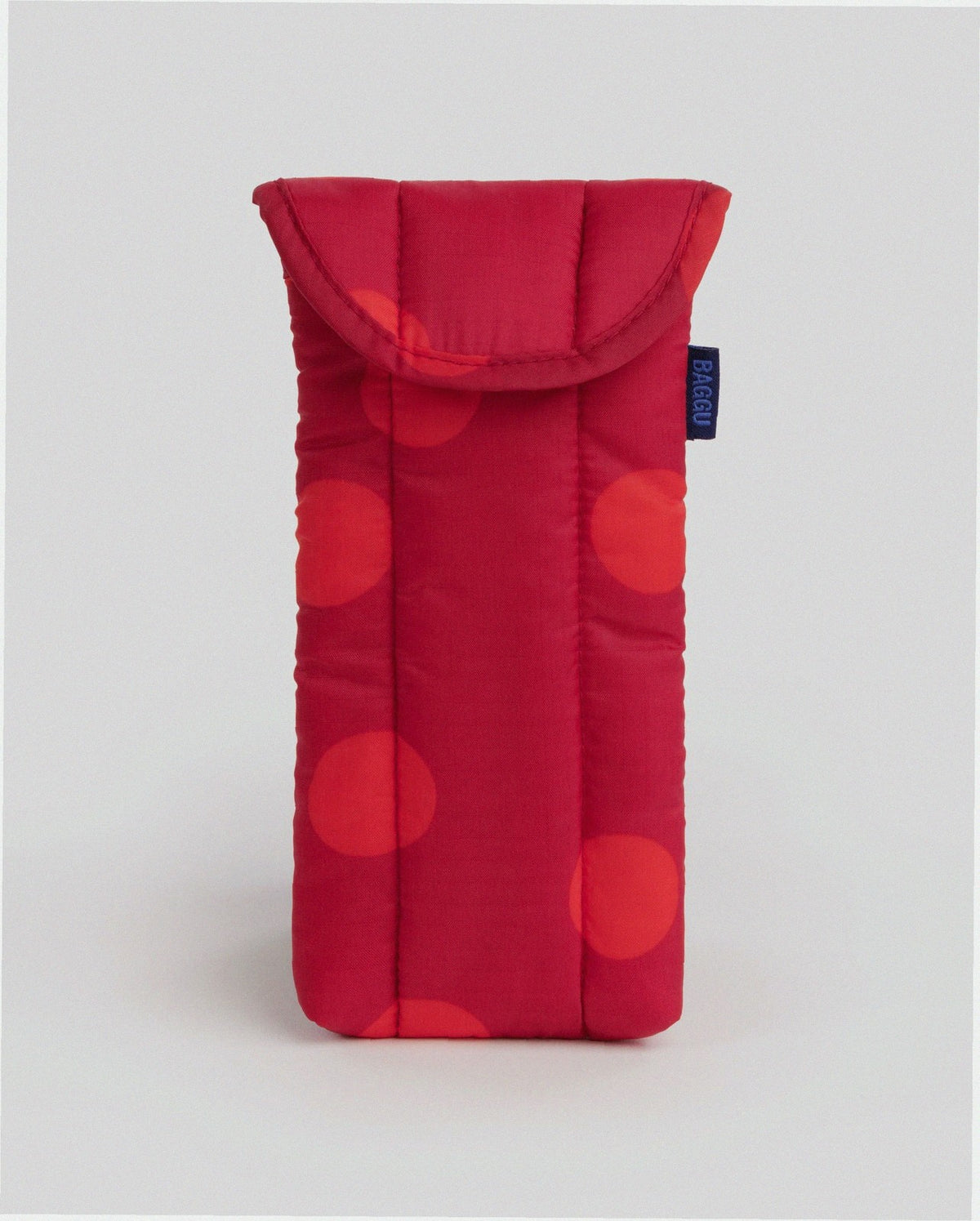Puffy Glasses Sleeve - Red Polka Dot