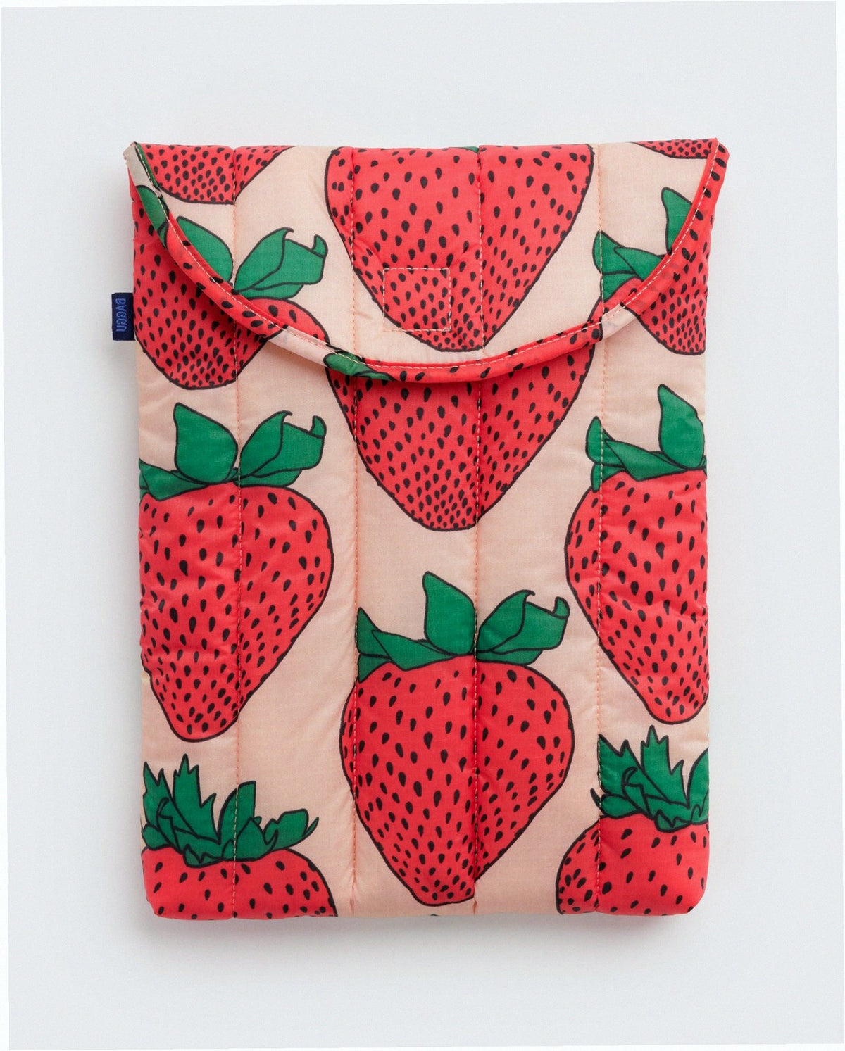 Puffy 13 Inch Laptop Sleeve - Strawberry